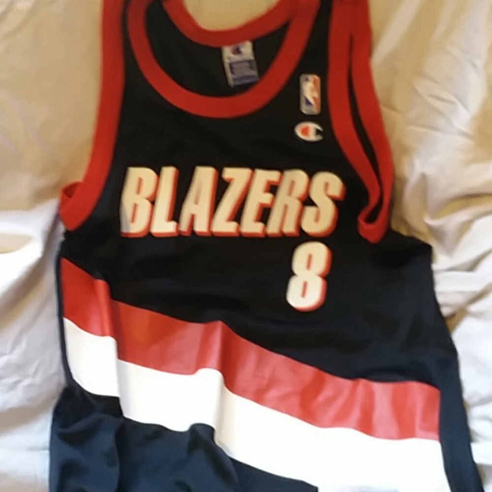 Barely worn original blazers jersey num 8